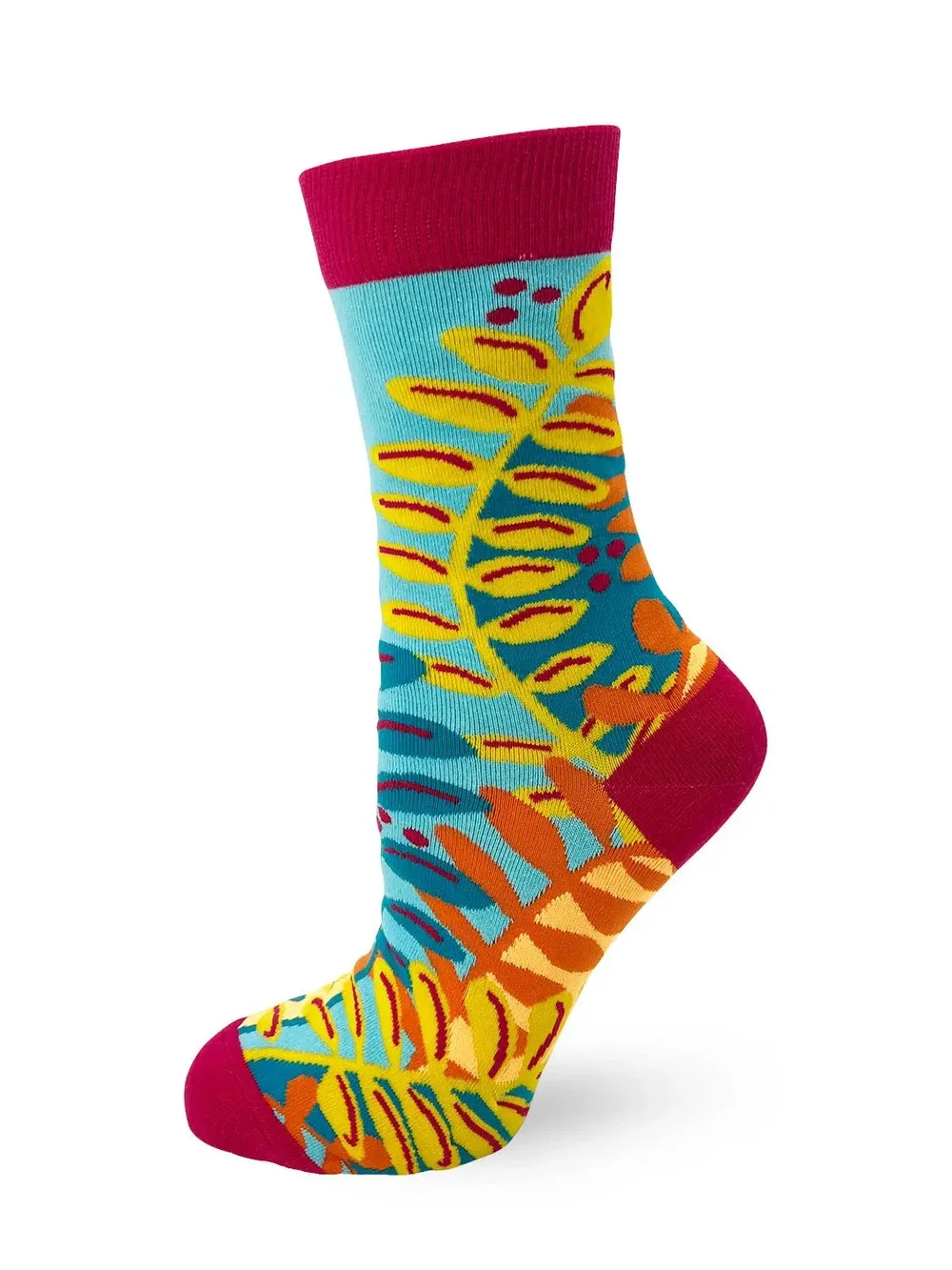 FD10 | Fabdaz Women's Novelty Crew Socks | Grow Your Own Way | Size 5-10